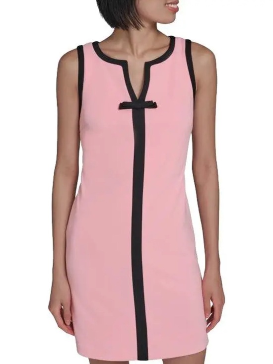 Karl Lagerfeld Dresses & Skirts - KARL LAGERFELD PARIS
Women's Contrast Trim Sheath Dress, 14